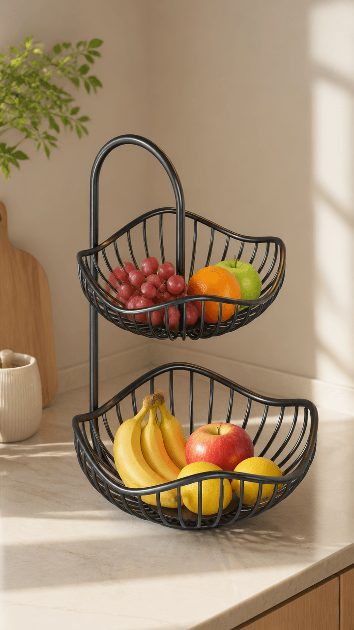 Stackable Desktop Storage Basket
